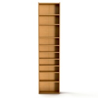 Стеллаж Для CDDVD-дисков высота 2 метра Everett единый размер бежевый LA REDOUTE INTERIEURS  фото, kupilegko.ru